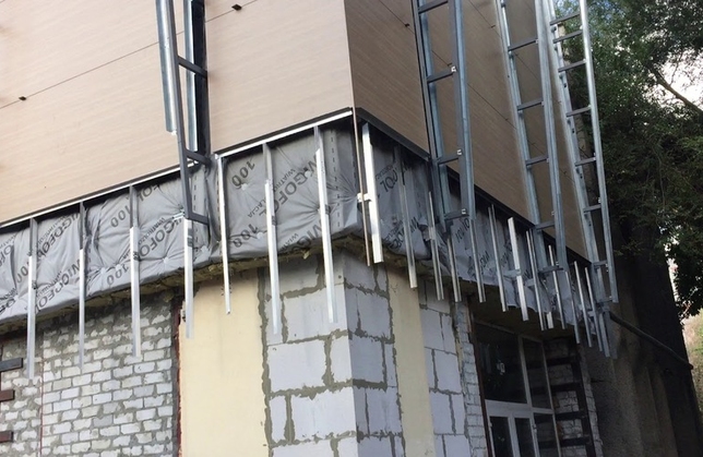 Навесной вентилируемый фасад из HPL и его монтаж